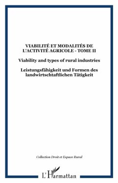 Viabilite et modalites de l'activite agr (eBook, PDF)