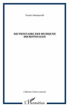 Dictionnaire des musiques microtonales (eBook, PDF)