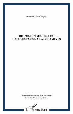 De l'union miniere du haut-katanga a la (eBook, PDF)