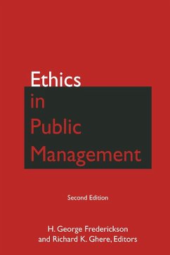 Ethics in Public Management (eBook, PDF) - Frederickson, H George; Ghere, Richard K
