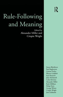 Cover Rule-following and Meaning (eBook, PDF)