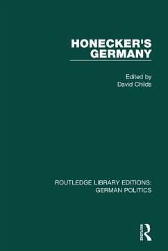 Cover Honecker's Germany (RLE: German Politics) (eBook, ePUB)