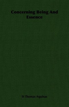 Concerning Being and Essence (eBook, ePUB) - Aquinas, St. Thomas