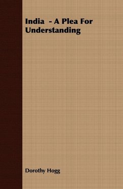 Cover India - A Plea For Understanding (eBook, ePUB)