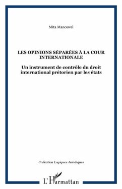 Les opinions separees a la cour internationale (eBook, PDF)