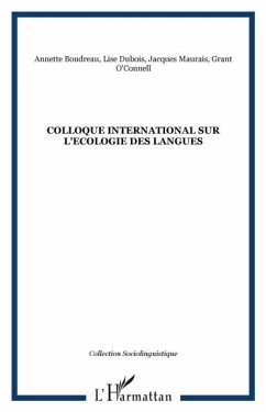 Colloque international sur l'ecologie de (eBook, PDF)