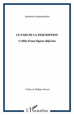 Cover LE PARI DE LA DESCRIPTION (eBook, PDF)