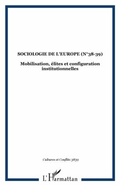Cover SOCIOLOGIE DE L'EUROPE (n(deg)38-39) (eBook, PDF)