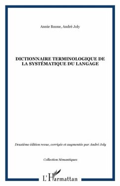 Dictionnaire terminologique de la systematique du langage (eBook, PDF) - Collectif