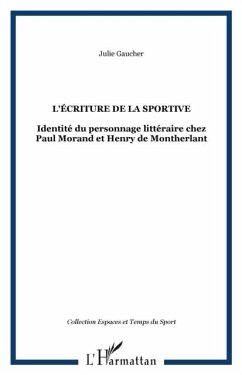 L'ecriture de la sportive (eBook, PDF)