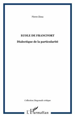 Ecole de Francfort (eBook, PDF)