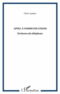 Cover Appel a communications: ecriture du tele (eBook, PDF)