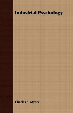Industrial Psychology (eBook, ePUB) - Myers, Charles S.