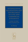 Interregional Recognition and Enforcement of Civil and Commercial Judgments (eBook, ePUB)