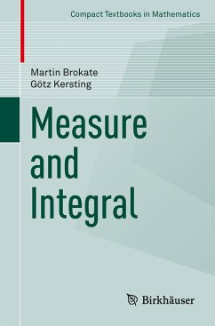 Measure and Integral - Brokate, Martin;Kersting, Götz