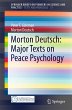 Morton Deutsch: Major Texts on Peace... - Bild 1