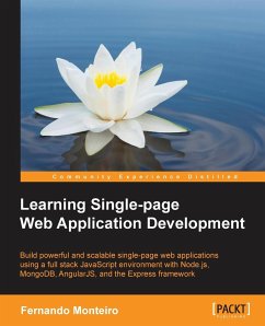 Learning Single Page Web Application Development - Monteiro, Fernando