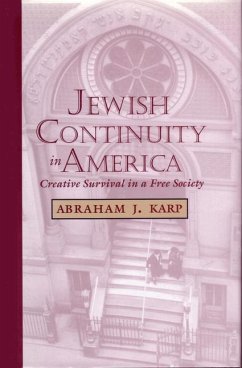 Jewish Continuity in America - Karp, Abraham J