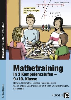 Mathetraining in 3 Kompetenzstufen - 9./10. Klasse - Penzenstadler, Brigitte
