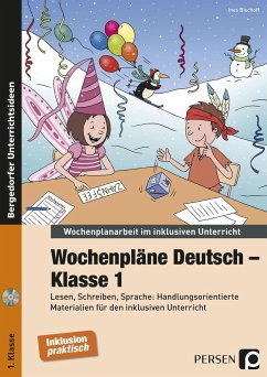 Wochenpläne Deutsch - Klasse 1 - Bischoff, Ines