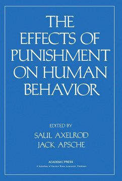 Effects of Punishment on Human Behavior (eBook, PDF)