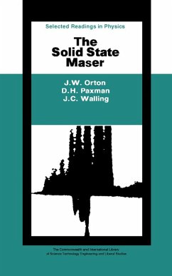 Cover The Solid State Maser (eBook, PDF)