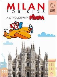 Cover Milan for kids. A city guide with Pimpa