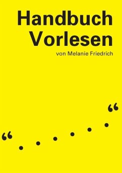 Handbuch Vorlesen - Friedrich, Melanie
