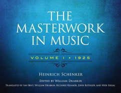 The Masterwork in Music: Volume I, 1925 (eBook, ePUB) - Schenker, Heinrich; Kramer, Richard; Siegel, Hedi