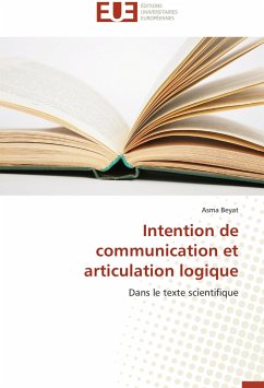 Intention de communication et articulation logique - Beyat, Asma