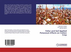 Foliar and Soil Applied Potassium Effects on Cotton Crop