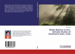 Water Balance in Eco-Climatic Studies of Jharkhand State, India