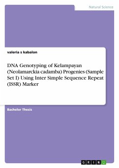DNA Genotyping of Kelampayan (Neolamarckia cadamba) Progenies (Sample Set I) Using Inter Simple Sequence Repeat (ISSR) Marker