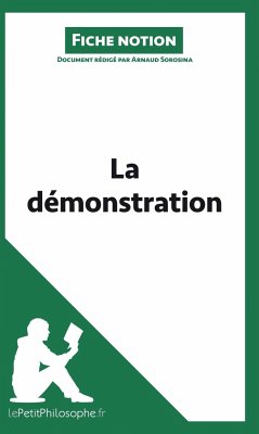 La démonstration (Fiche notion) - Arnaud Sorosina; Lepetitphilosophe