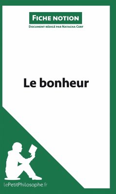 Le bonheur (Fiche notion) - Natacha Cerf; Lepetitphilosophe