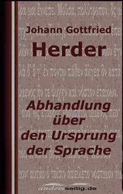 Cover Abhandlung über den Ursprung der Sprache (eBook, ePUB)
