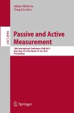 Passive and Active Measurement