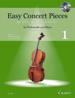 Easy Concert Pieces, Violoncello und Klavier. m. Audio-CD