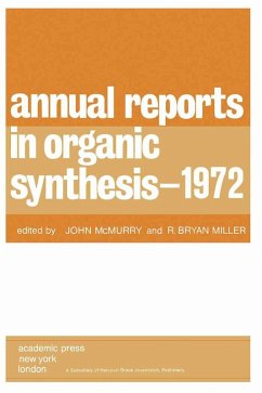 Cover Annual Reports in Organic Synthesis - 1972 (eBook, PDF)