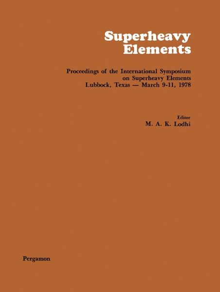Superheavy Elements (eBook, PDF)