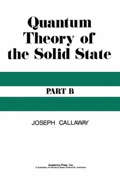 Quantum Theory of the Solid State (eBook, PDF) - Callaway, Joseph