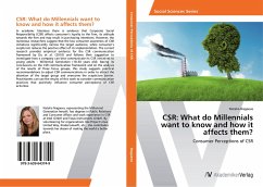 CSR: What do Millennials want to know and how it affects them?