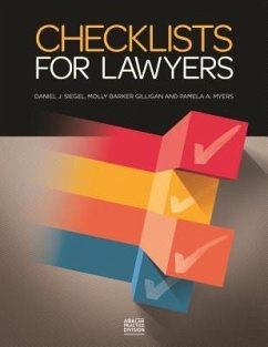 Checklists for Lawyers - Siegel, Daniel J.; Gilligan, Molly Barker; Myers, Pamela A.