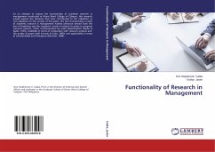 Functionality of Research in Management Functionality of Research in Management