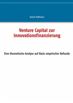 Cover Venture Capital zur Innovationsfinanzierung (eBook, ePUB)