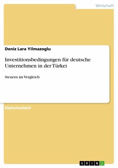 Investitionsbedingungen für deutsche Unternehmen in der Türkei (eBook, ePUB)