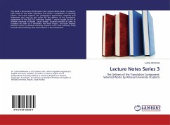 Lecture Notes Series 3