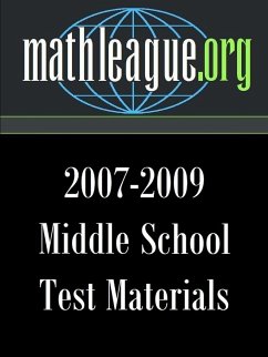 Middle School Test Materials 2007-2009 - Sanders, Tim