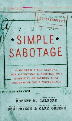 Simple Sabotage - Galford, Robert M.;Frisch, Bob;Greene, Cary