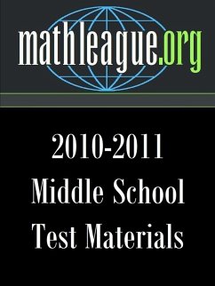 Middle School Test Materials 2010-2011 - Sanders, Tim